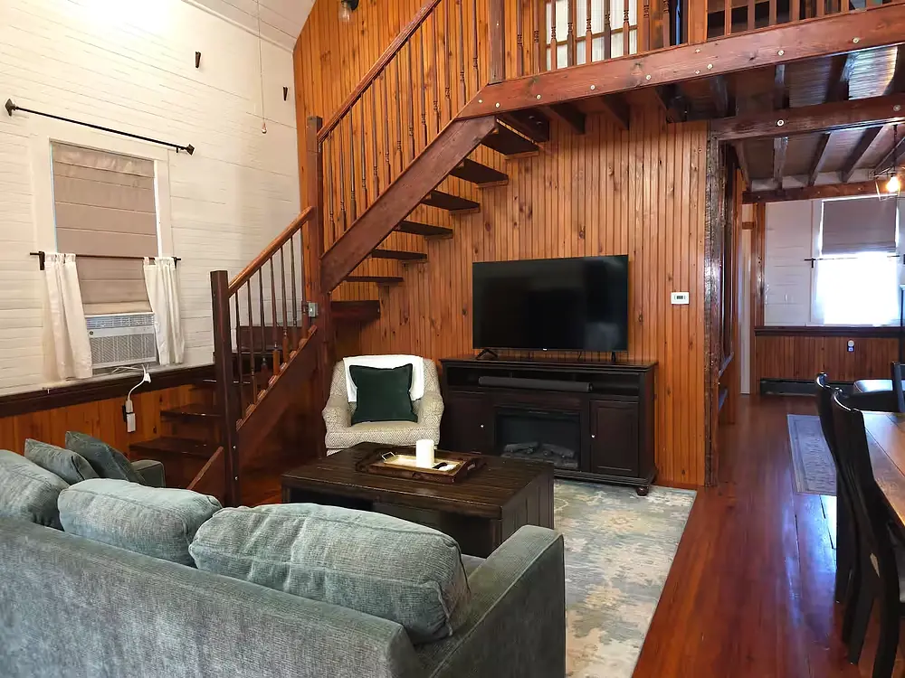 stairs leading to second level and loft